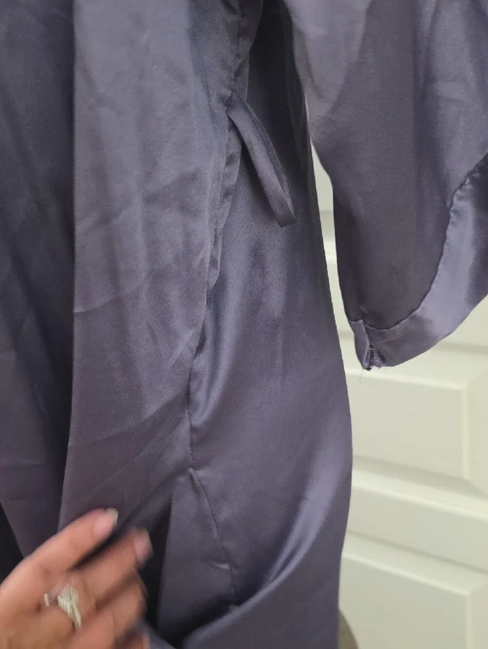 Victoria’s Secret | Periwinkle Purple Satin Kimono Robe - Size S/M
